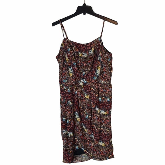 Sam Edelman Multicolor Tribal Print Drape Mini Dress 10 NWT - Picture 6 of 9